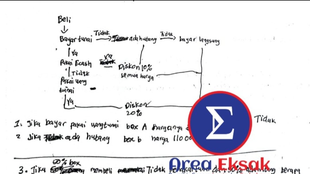 areaeksak's tweet image. Jadi ini soal PM flowchart yg ada box²nya 🤭. Soal asli PM day 4 🔥🔥🔥🔥
#utbk2024 
#tps
#snbt
#AMBISVERSE 
#ambistwt