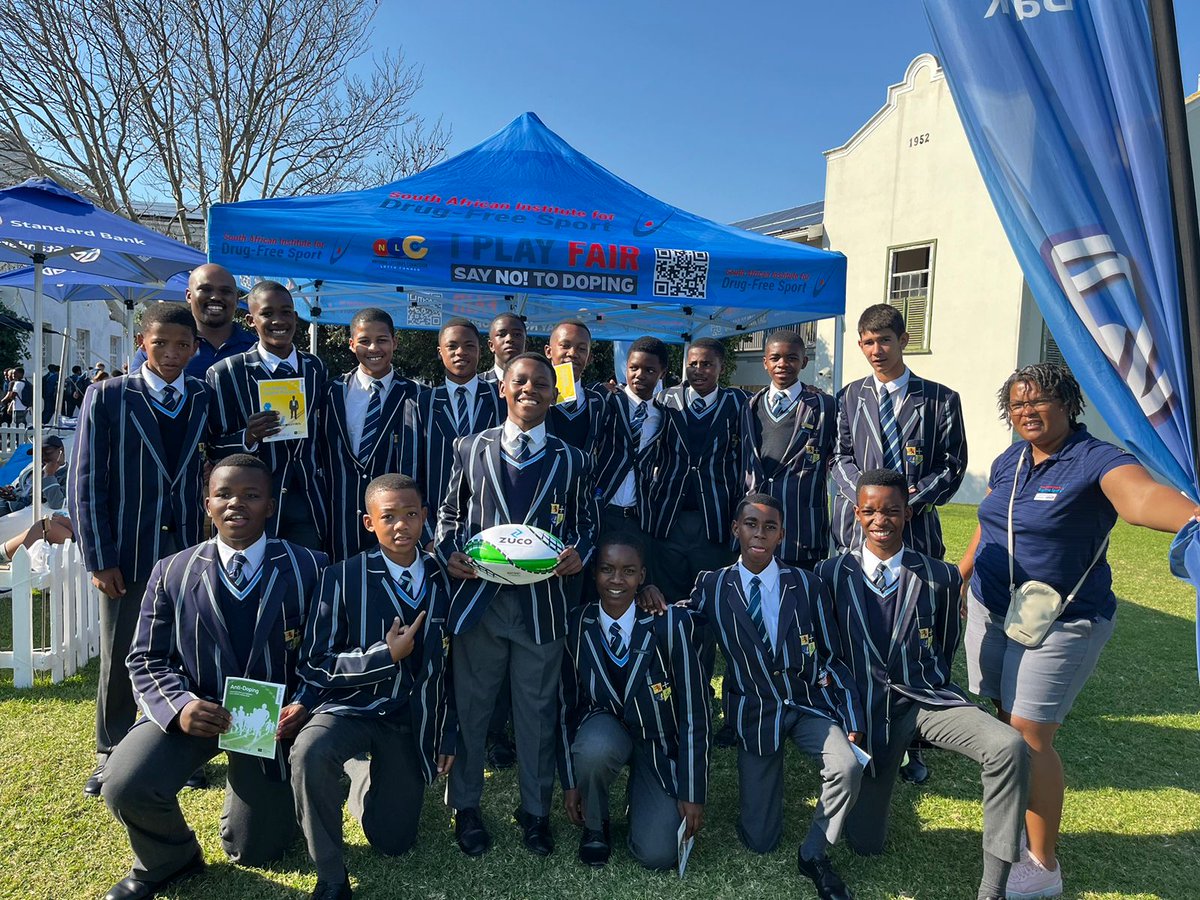 The #SAIDS Anti-Doping Education Team is at the Grey High Rugby Festival, engaging and educating athletes about doping in sports. @GreyHighSport #GreyHighRugbyFestival #SAIDSAntiDopingEducationTeam #SAIDSOutreach #DrugFreeSport #AntiDoping