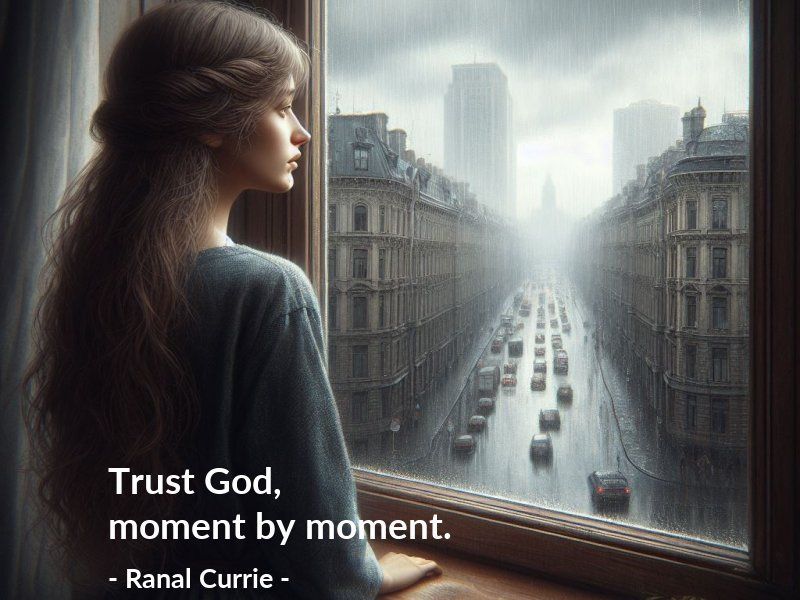 Trust God, moment by moment. #quote #quotesmith55 #Trust #God