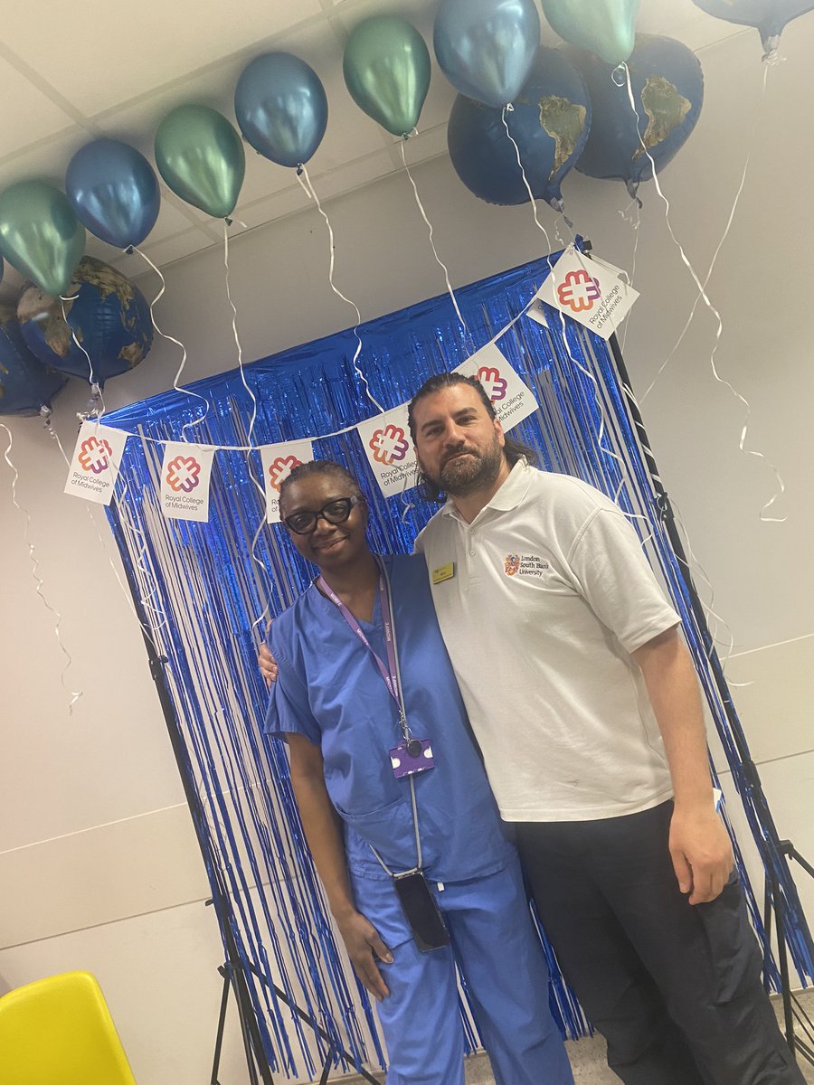 Celebrated #IDM with my amazing midwife mentor/friend Stella. A true inspiration and unlimited support to me as an STM <a href="/MidwivesRCM/">Royal College of Midwives 💙</a> <a href="/RLHMaternity/">RLH Maternity</a>