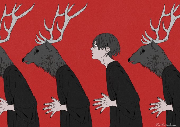 「antlers」 illustration images(Latest｜RT&Fav:50)