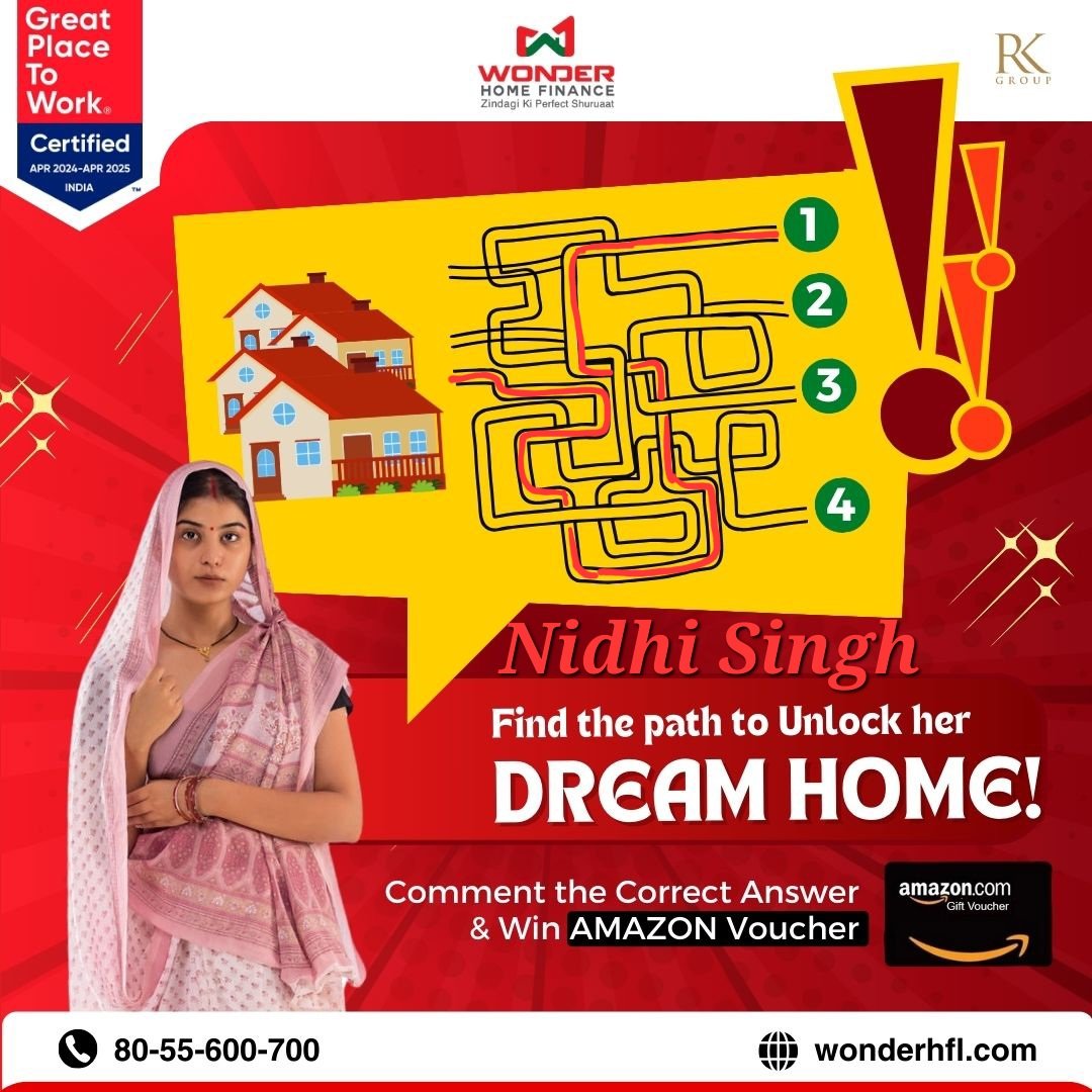 @wonderhfl 1st Path Unlocked the Dream Home 🏡

#TriviaChallenge #ContestTime #GameOn #contestindia #contestgiveaway #wonderhomefinance #30yearsofWONDER #30yearsofTRUST #30yearsofownhousing
@wonderhfl

@krchandra38 @Priyank98805229 @pavansmehta  @Rajeevk28479520 @Im_ArupDas @itsPriynkaM