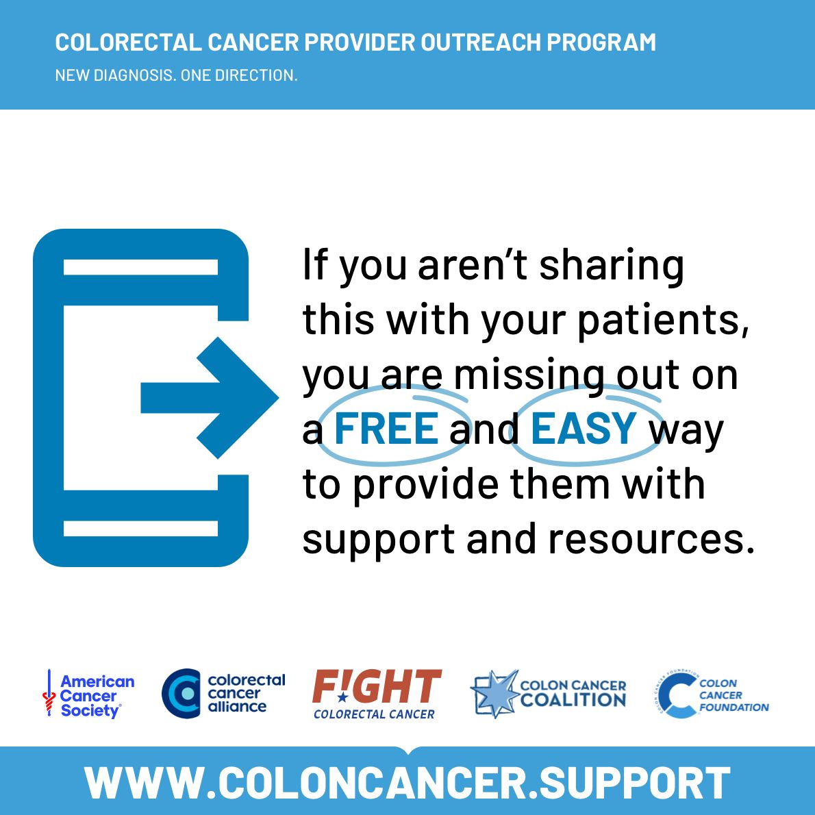 Together we can fight colorectal cancer. Get screened, stay informed.💪 

💙 Visit colorectalcancer.support 💙 

#ColorectalCancer #CRC #ColonCancer #ScreeningsSaveLives #CancerAwareness #BlueForCRC #NeverTooYoung #FightCRC #ColonCancerAwareness #ColorectalCancerAwareness