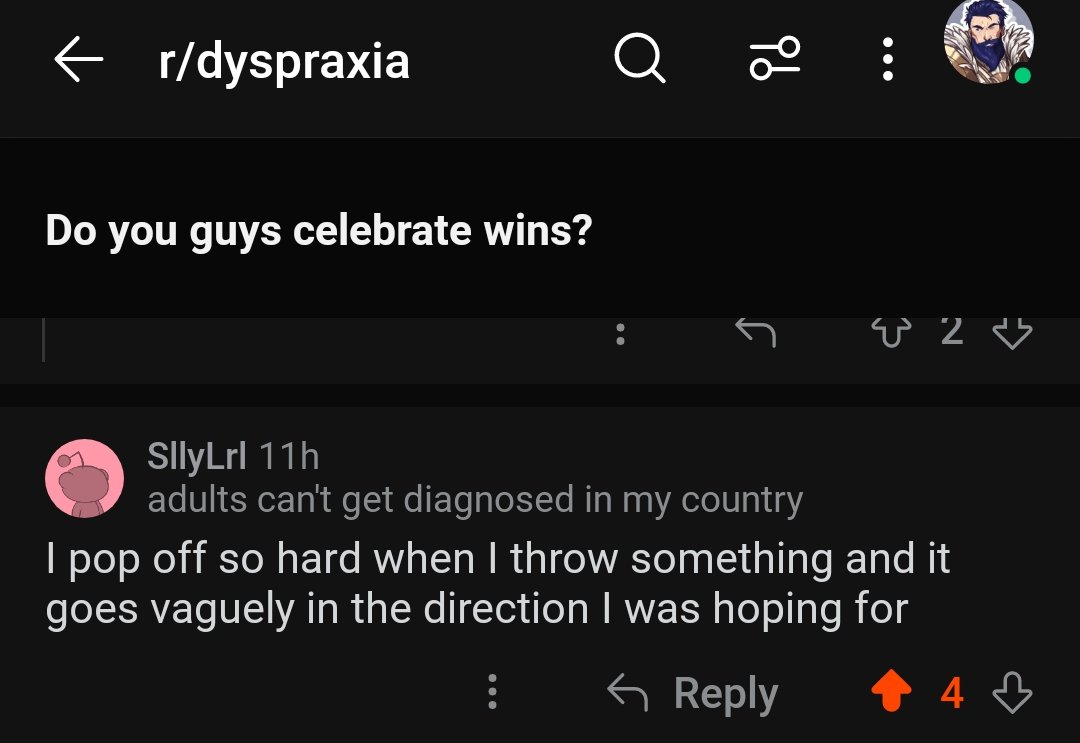 This r/dyspraxia comment is so fucking real for me

I am a chronic thrower of things (within reason)