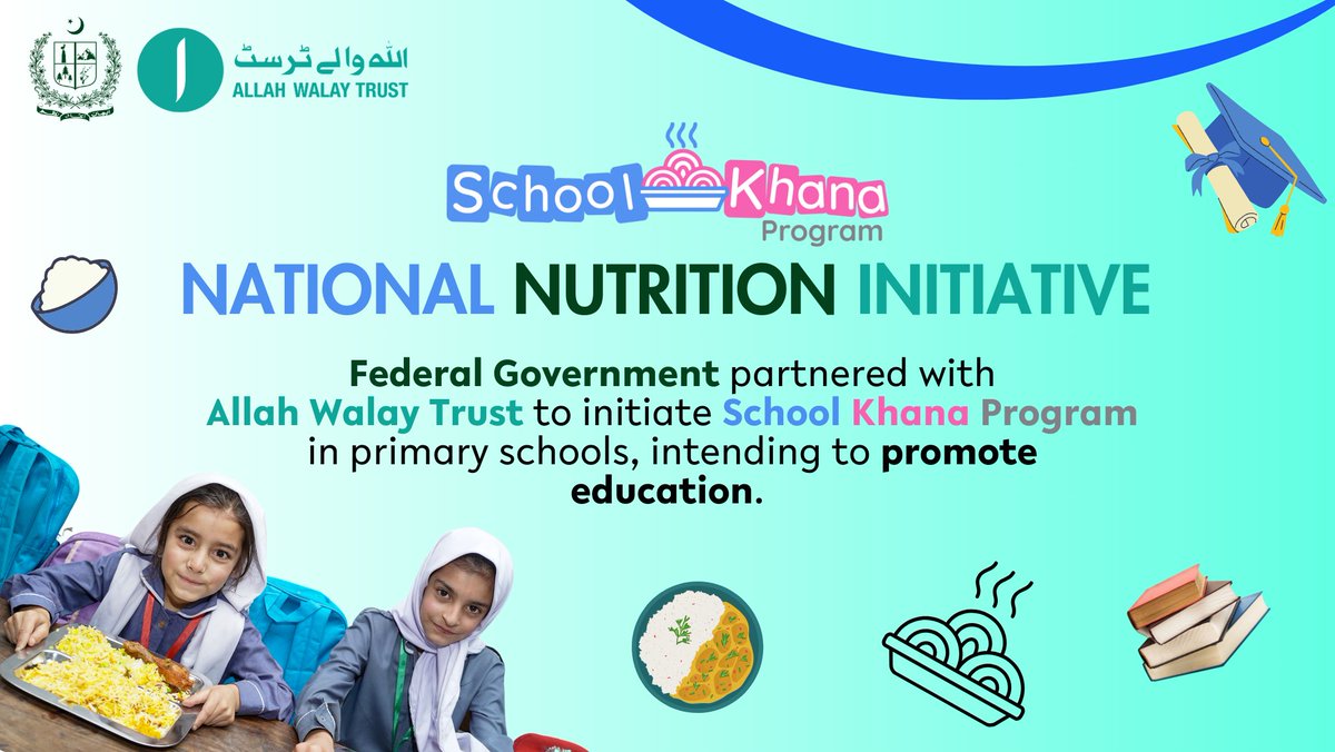 facebook.com/photo/?fbid=35… 
#AllahWalayTrust #NationalNutritionInitiative #SchoolMeal #Federal #Education #collaboration