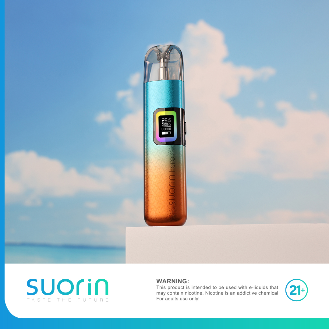 Tequila Orange-Classic tequila with a visual impact🍊

Warnings: This product is only for adults.

#suorin #suorinfero #vaping #vapefams #vape