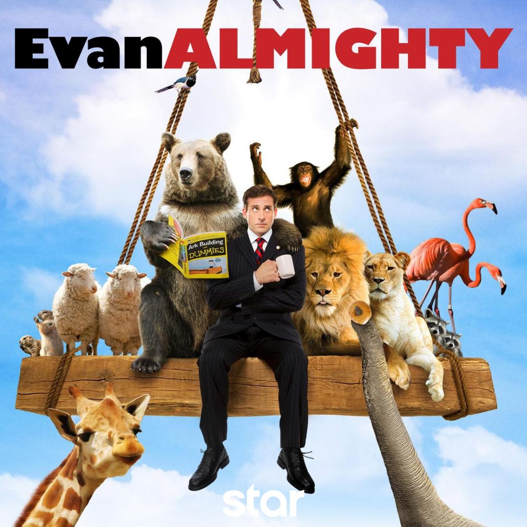 🎬 NΩΕ ΓΙΑ ΜΙΑ ΕΒΔΟΜΑΔΑ (EVAN ALMIGHTY) ⏰ 17:45 Από τηλεοπτικό αστέρι, ο Έβαν Μπάξτερ βρίσκεται στην Ουάσινγκτον, ως νεοεκλεγείς βουλευτής στο Κογκρέσo. Για τον ήρωά μας όμως είναι άλλα τα σχέδια του Θεού, ο οποίος του δίνει εντολή να φτιάξει μια κιβωτό! #StarChannelTv