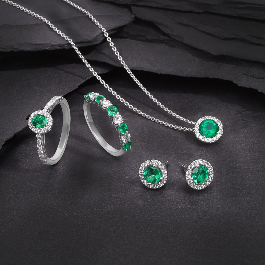 Elevate your style with our mesmerizing range of emerald birthstone jewellery, meticulously crafted to exude elegance in every detail. Get yours today on our website bit.ly/3sZw5tl or call our team on 01335 216 004 #CWSellors #Emerald #Finejewellery #May #Birthstone