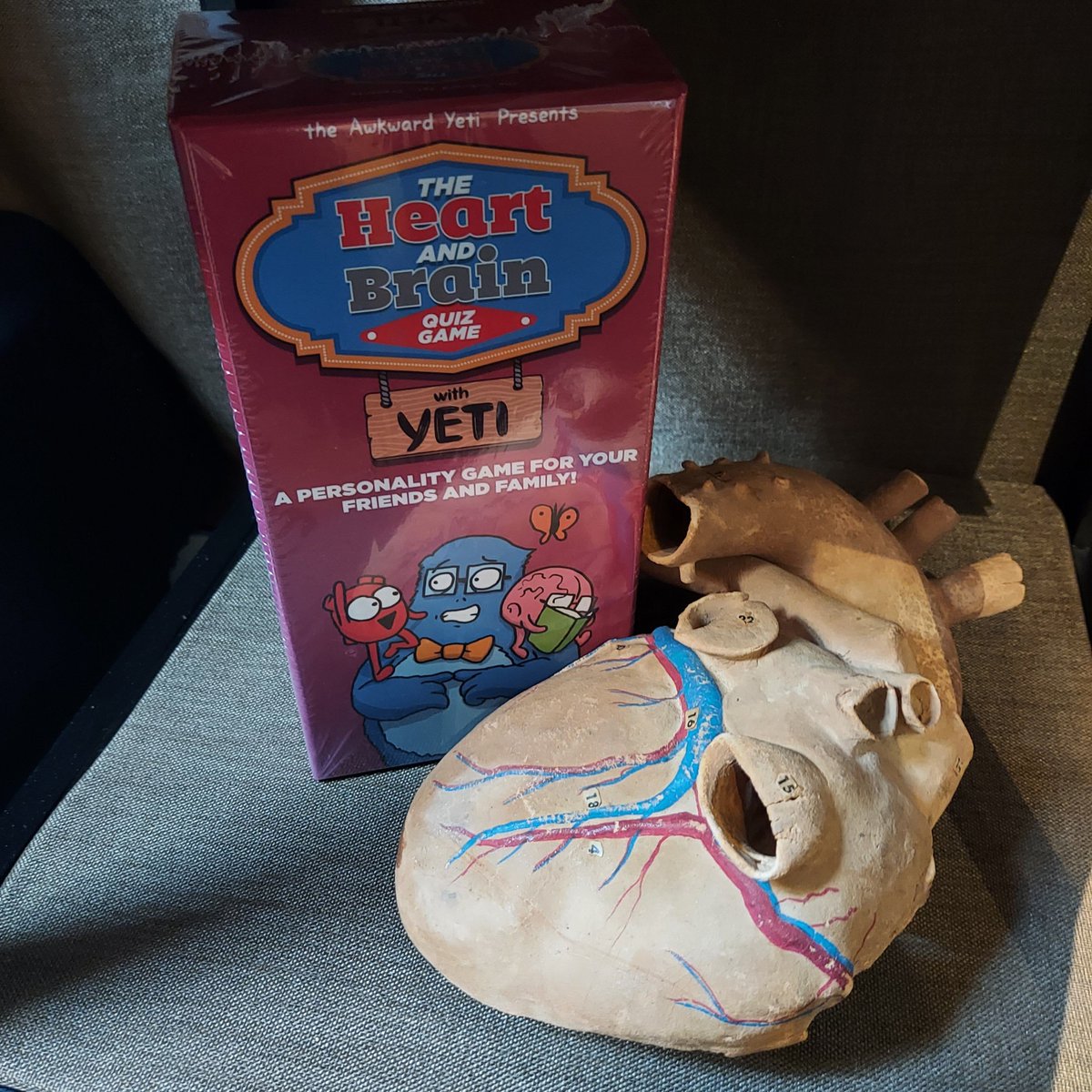 Have you seen the new 'Awkward Yeti' Heart and Brain game we have in the #OldOpShop? Answer questions using your Heart, Brain, or sometimes the Yeti (Lars!) to see how well you know your friends, and how well they know you! Pick up a copy today: 👉 buff.ly/4be4RWj