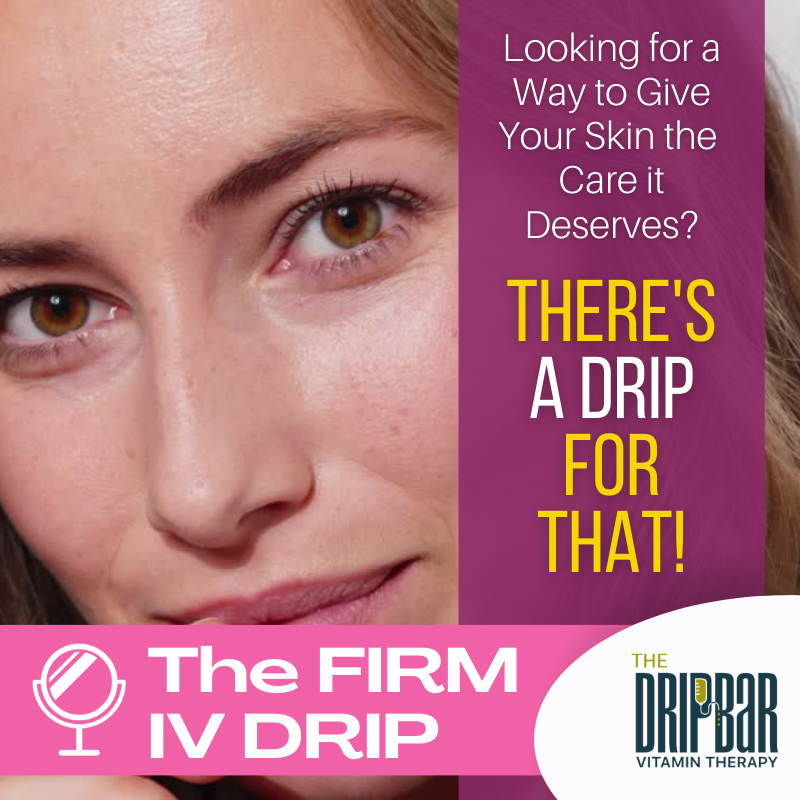 May special all month $149 for the Firm IV Drip. The Firm focuses on the healthy aging of your skin and improves the appearance of smooth and glowing skin. #ivhydration #ivtherapy #thedripbar #largo #wellness #ivdrip #healthylifestyle #hydrate #health #vitamins #glutathione #NAD+