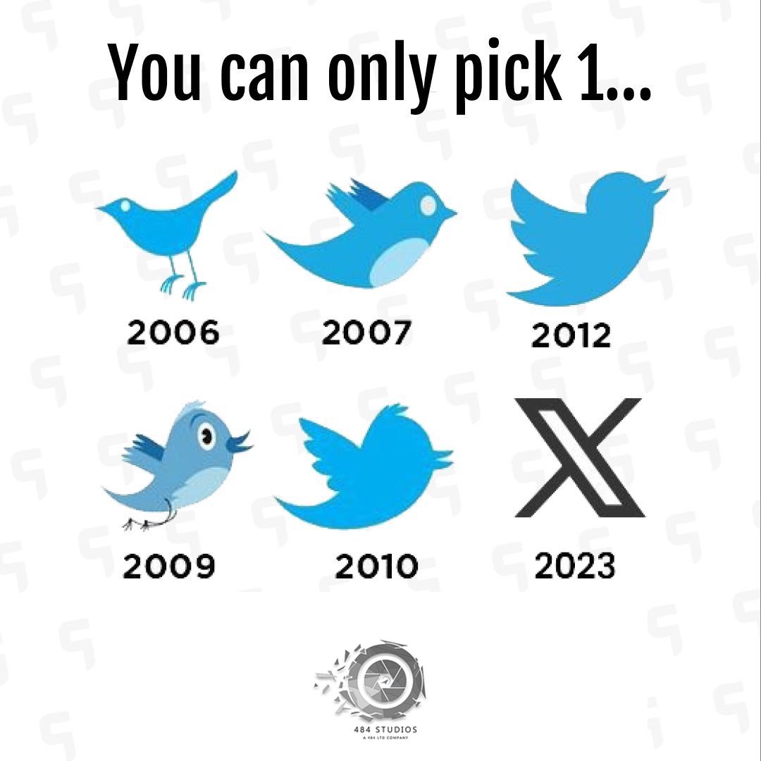 Which is your favorite Twitter/𝕏 logo? 🤔