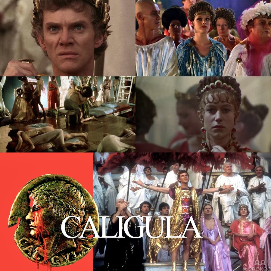 Caligula (1979) Directed by Tinto Brass Starring Malcolm McDowell and Helen  Mirren, image size:900x900