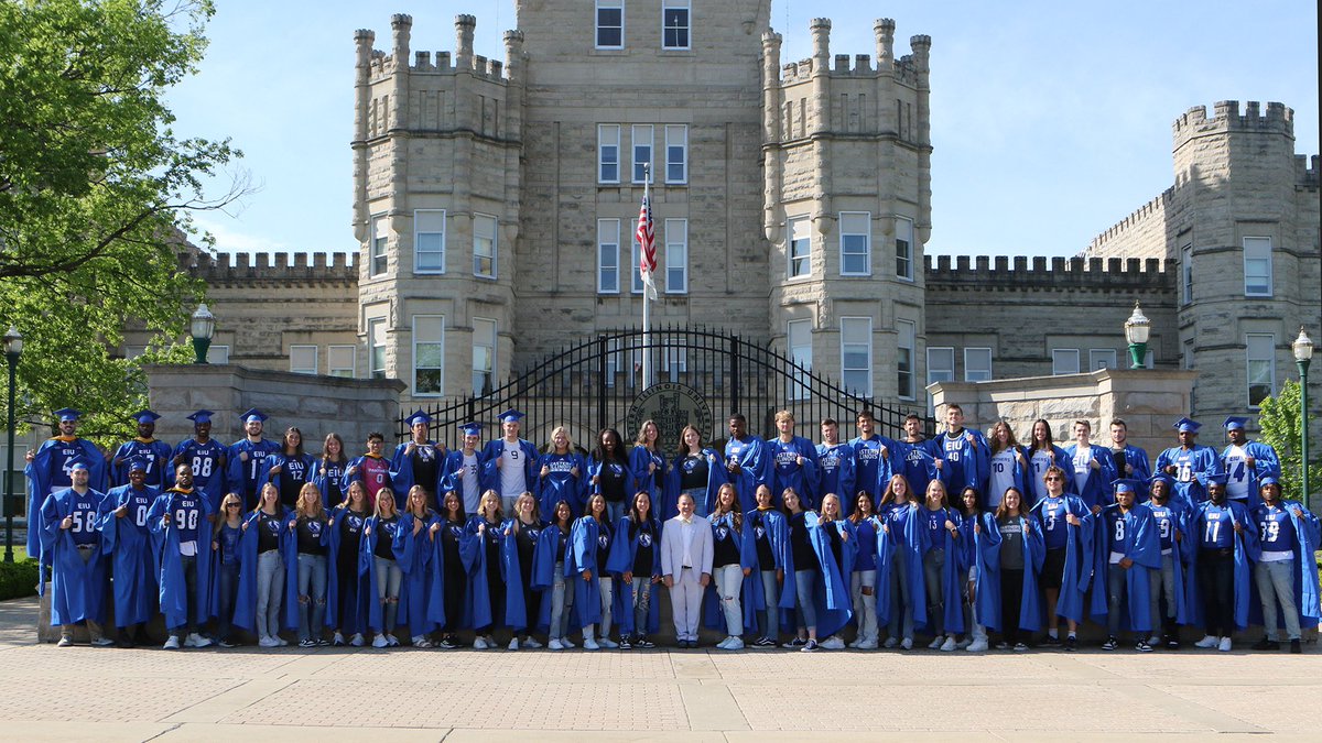 Today is the day Graduation 2024 Congrats to all the Eastern Illinois graduates including our @EIU_Panthers student-athletes earning that degree today