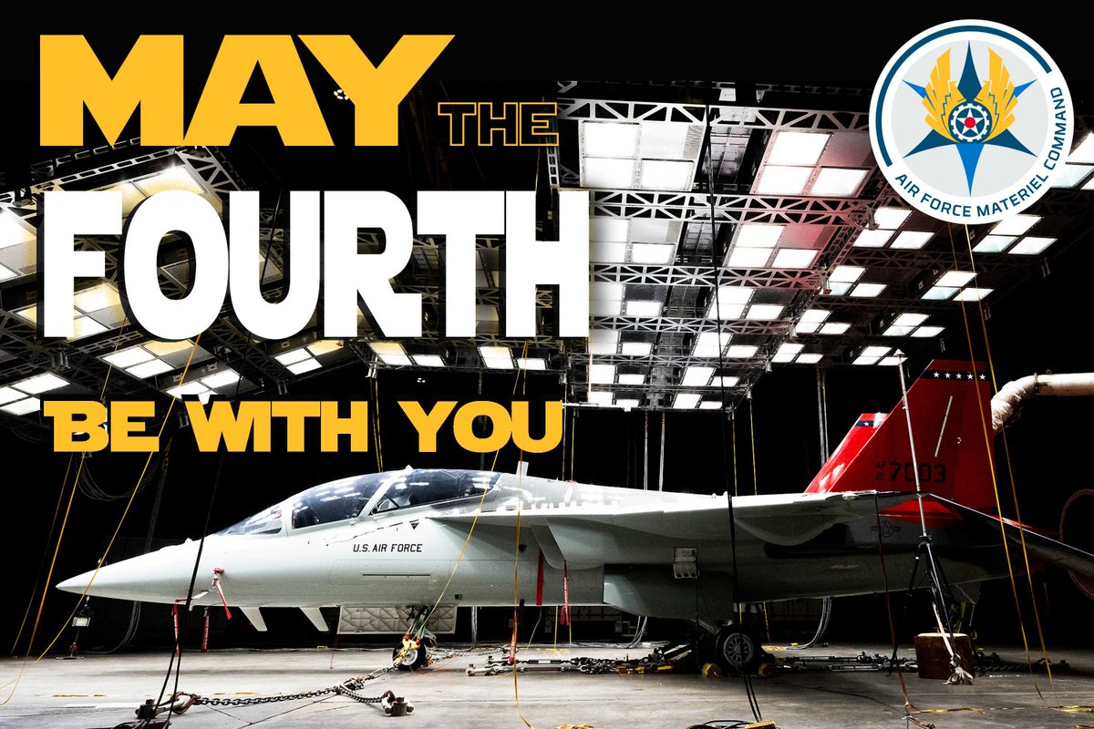 #AFMC wishes everyone a Happy #StarWars Day! May the Fourth be with you! #OneAFMC