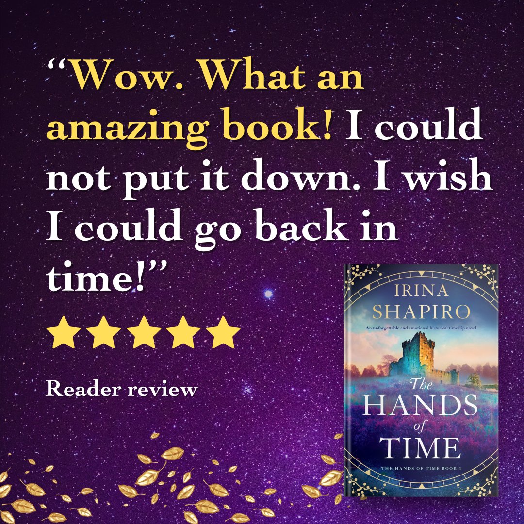 ICYMI The Hands of Time by @IrinaShapiro2 is back with a new cover! 💜 What hasn't changed is how many rave reviews this novel has though. Treat yourself to historical timeslip romance with over 900 ⭐⭐⭐⭐⭐ ratings on Goodreads today: geni.us/667-rd-two-am #timeslip