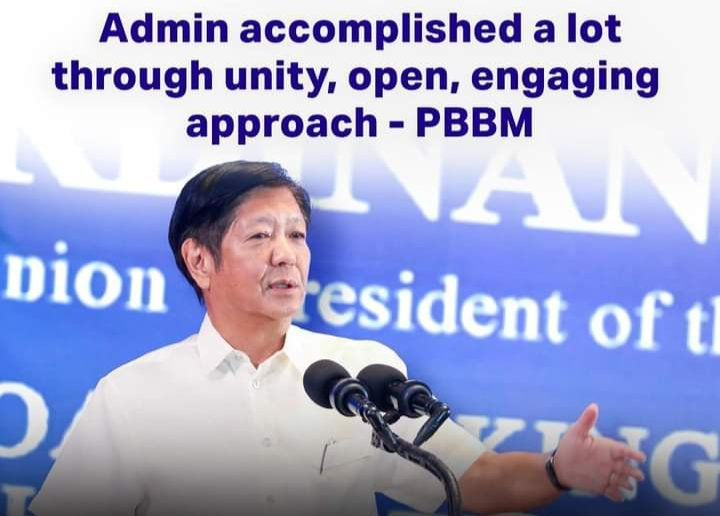 Admin accomplished a lot through unity, open, engaging approach - PBBM