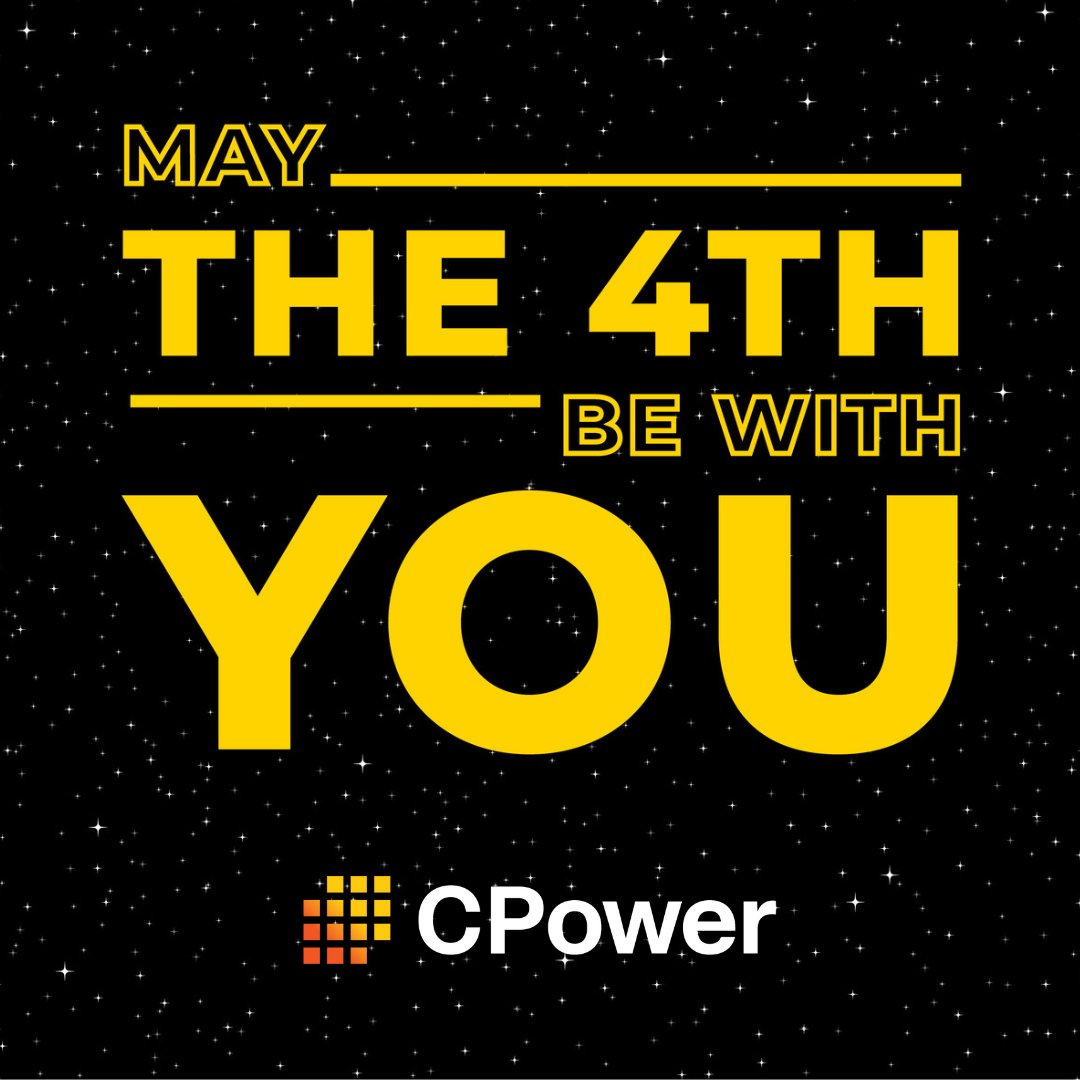 The #customerpoweredgrid relies on our customers and partners' #DERs to ensure #grid reliability and drive a flexible, clean and dependable energy future. On #StarWarsDay, remember: the force is always with you. #MayThe4th #maythefourth #VPPs #virtualpowerplants