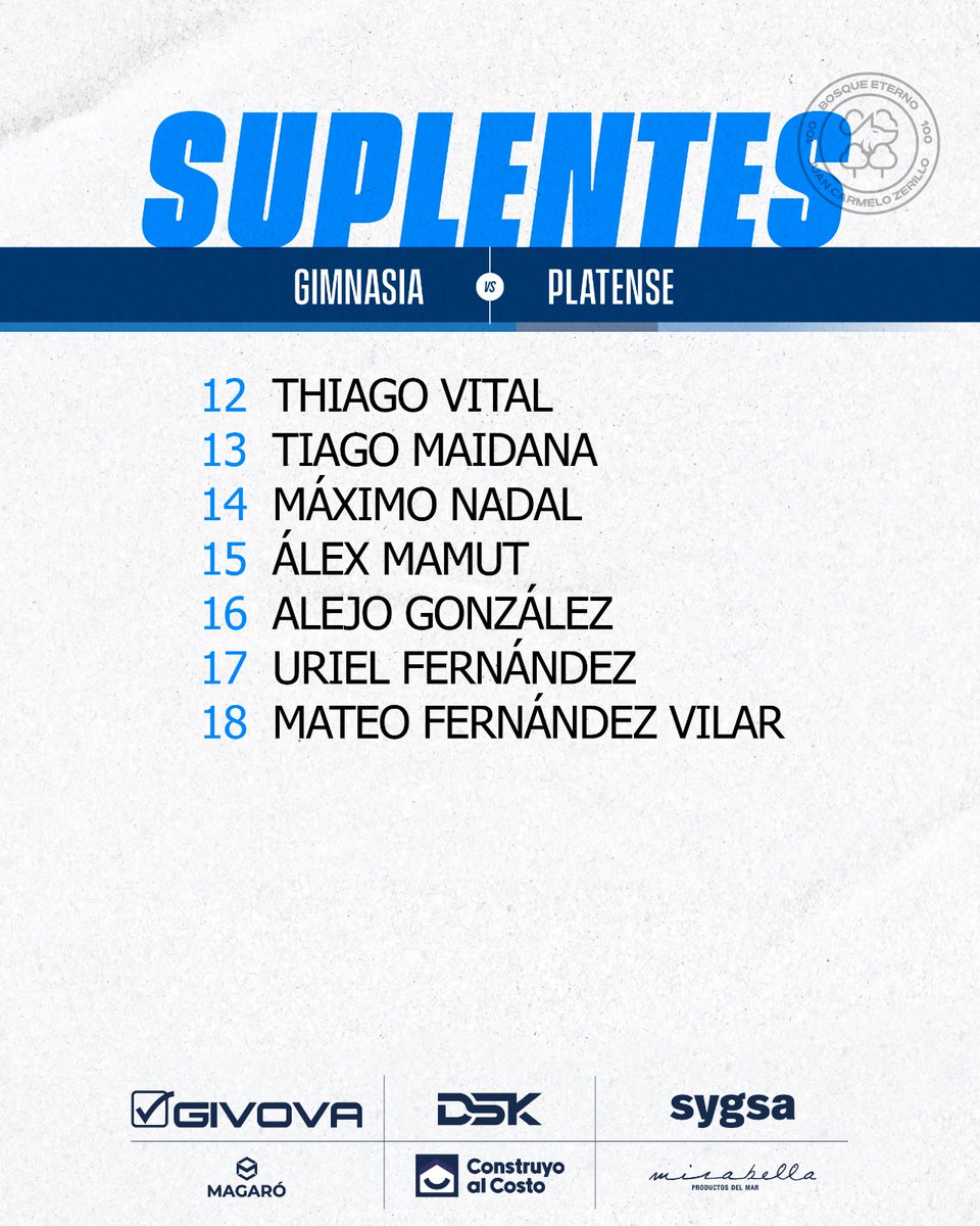 🐺 7° división

📋 ¡Estos son los elegidos por Jorge San Esteban para enfrentar a Platense!

#DaleLobo #FábricaDeJugadores #DSKPelotaOficialDeLaFábrica