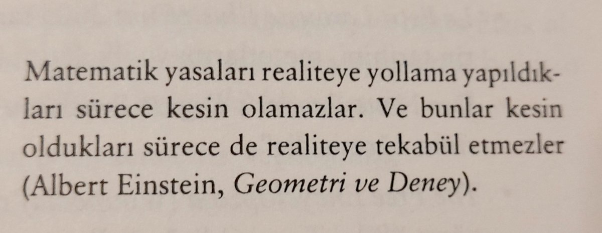 Matematikçi bir arkadaş bize Einstein'in bu sözünü açıklayabilir mi acaba? 🤔