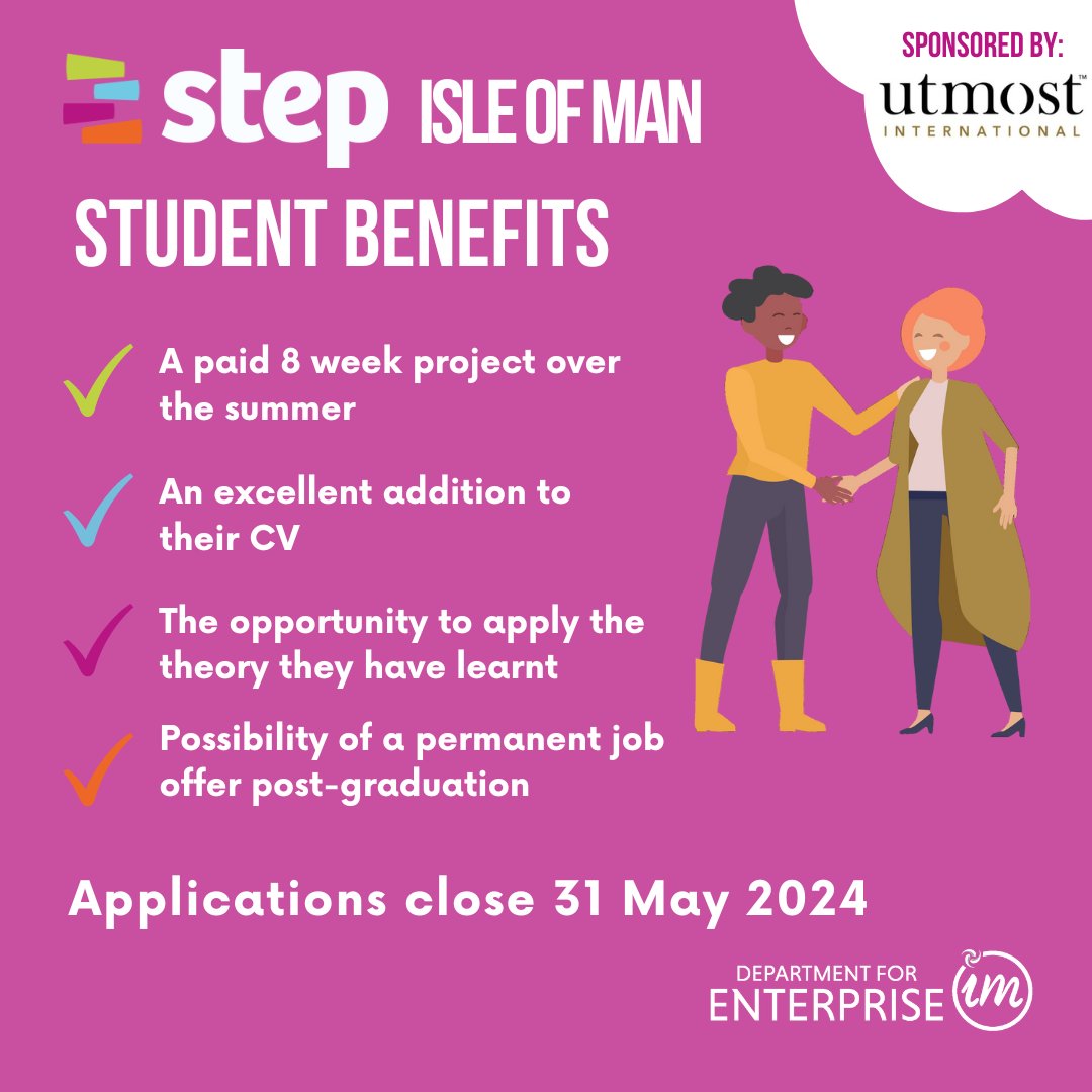📢 Calling all undergraduate students in your second or penultimate year of higher education. Would you like a paid 8 week project over the summer to apply the theory you have learnt? Applications close 31 May 2024. FIND OUT MORE AND APPLY: dfe.im/step