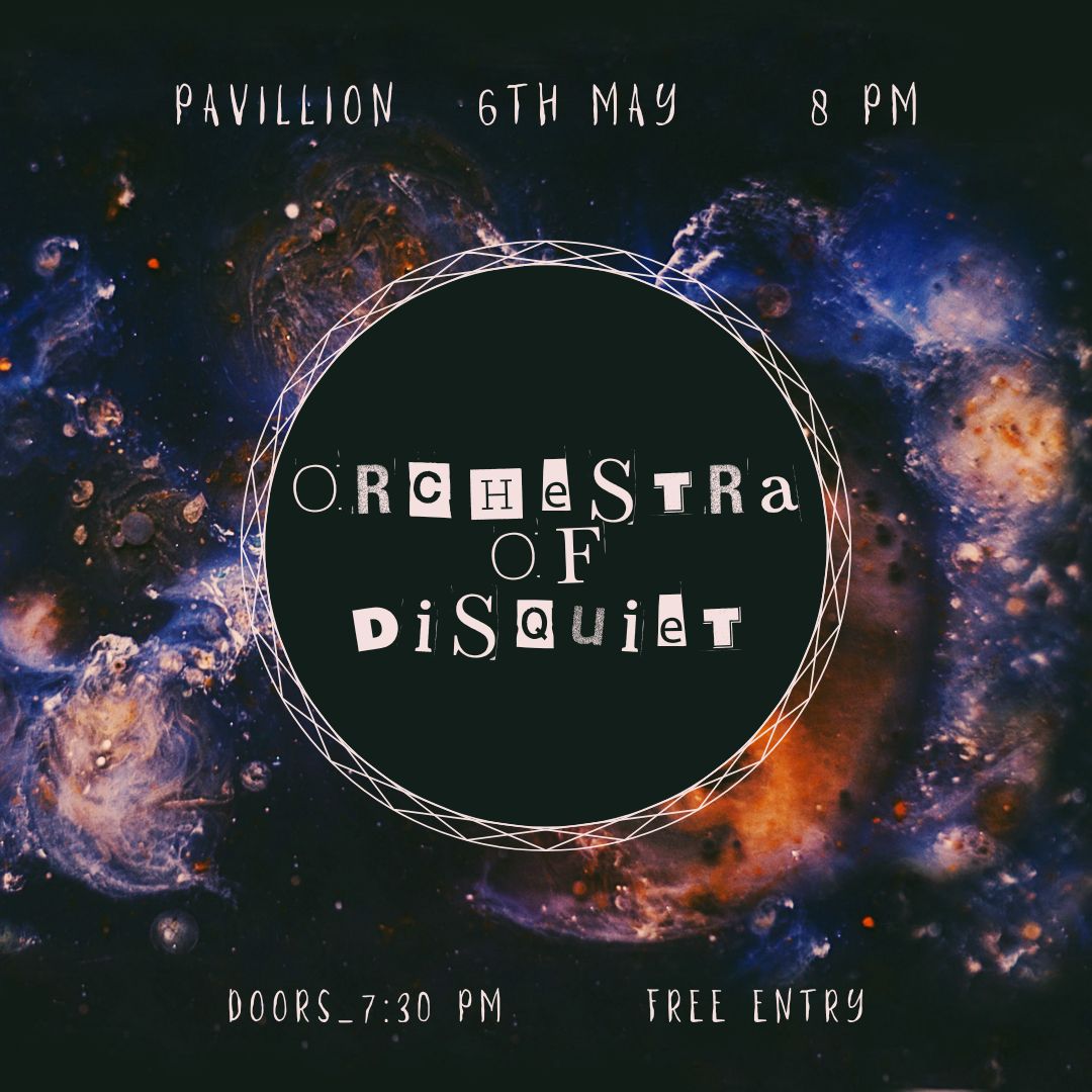 The Orchestra of Disquiet create new performances that bring together experimental music, free improvisation and hand-made film. Monday 6 May at the Pav in #Cork // feat. music of Oliveros, White, & Aoife King // Doors 7:30pm, music at 8 // Entrance free
