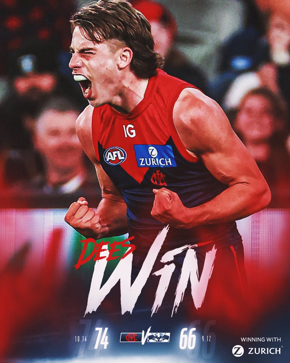 melbournefc's tweet image. Who doesn't love a rivalry win? 😏

#DemonSpirit | #AFLDeesCats