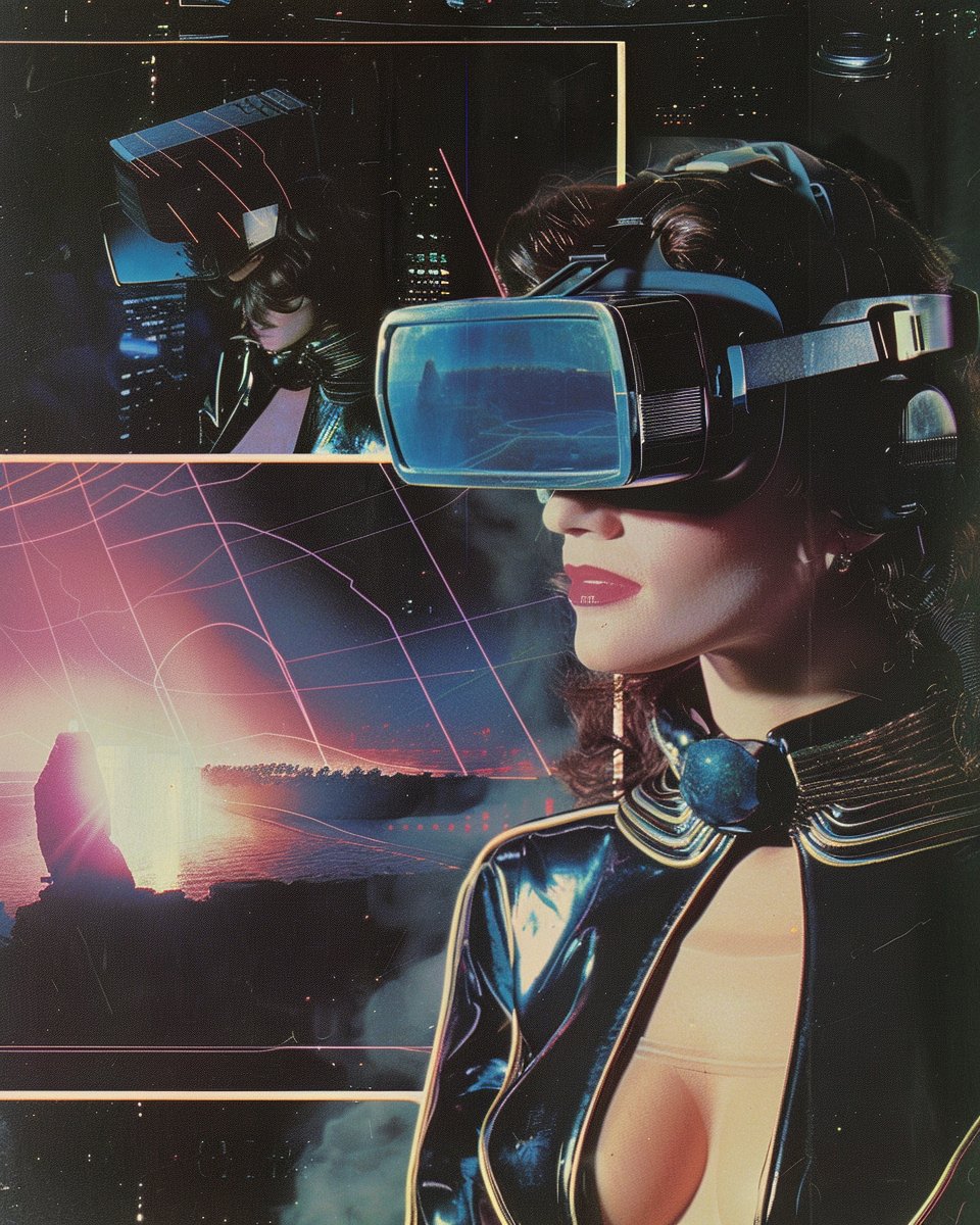 Retro Futuristic VR Dreamscape NewRetro.Net
