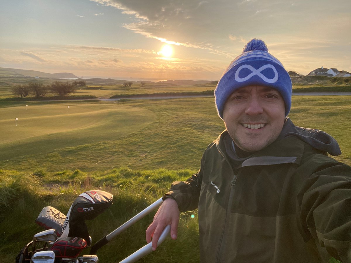 Last Saturdays Golf Course at @TrevoseGC , Cornwall A tremendous course and not a bad round for myself either. Love a Links. This weekends hat of choice brought to you by @CahonasScotland For any golf lovers, check out the Scotty 😉 Driving for show, putting for dough!