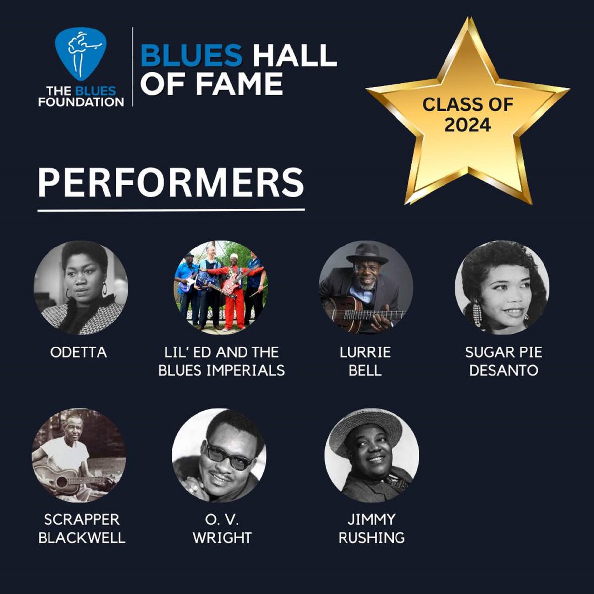 Songs and artists inducted into @BluesFoundation's Blues Hall of Fame + a tribute to producer Michael Cuscuna on tonight's Blues House Party at 7 on @wfyi 90.1 FM and wfyi.org and at 9 on @wbaaradio 105.9 FM in West Lafayette and wbaa.org.