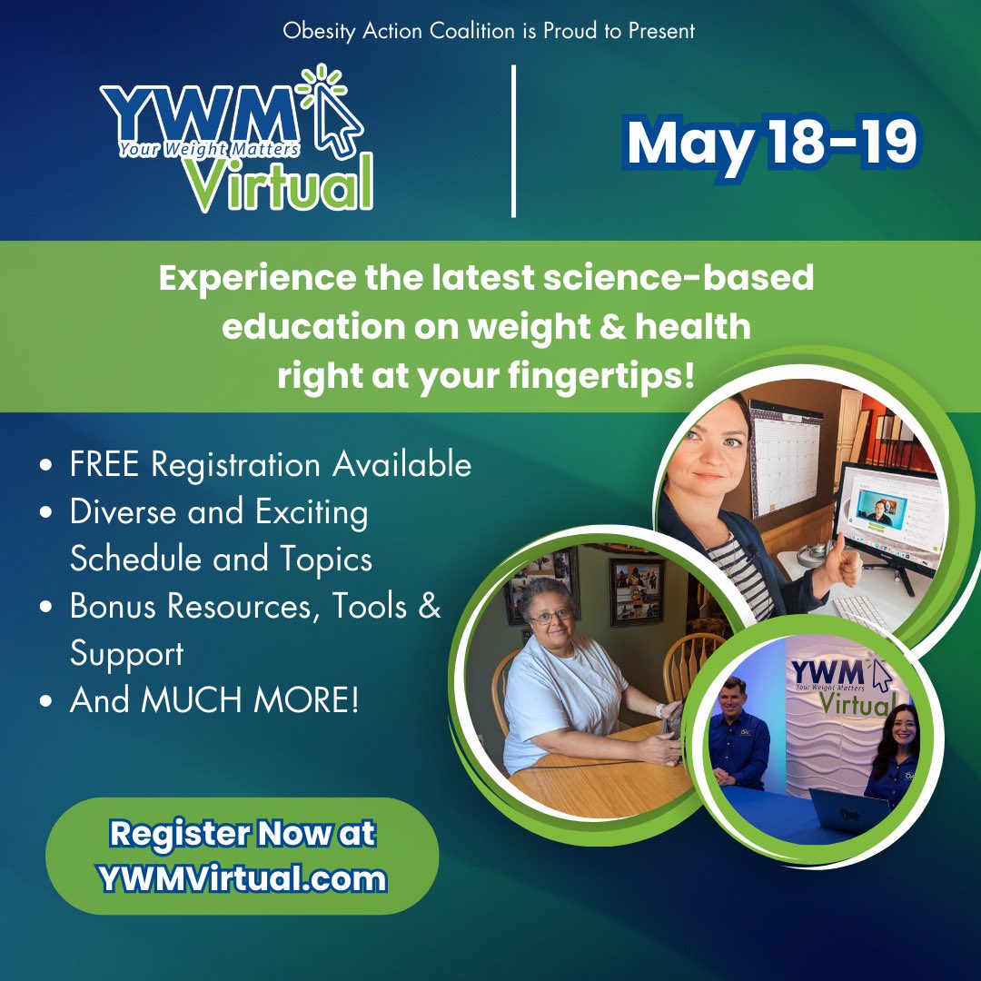 What an exciting line-up of speakers! @BevTchangMD @robynpashbyphd @DrAngelaFitch @ConscienHealth @AaronKelly_PhD @ObesityAction #YWM2024