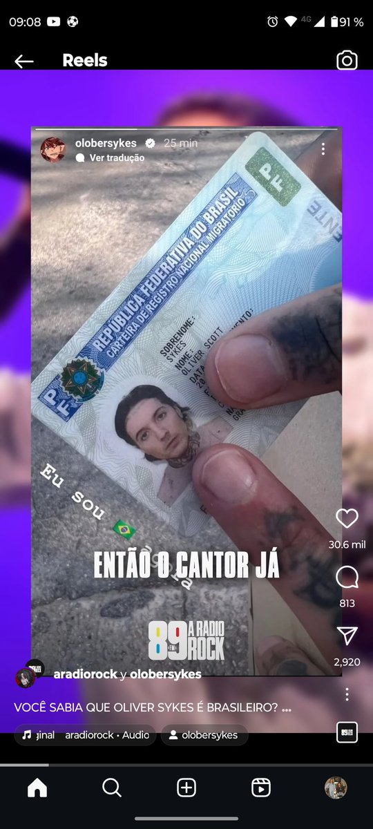 Cómo que Cono que Oliver tiene la ciudadanía brasilera?? (Ya se que la jermu es de allá)