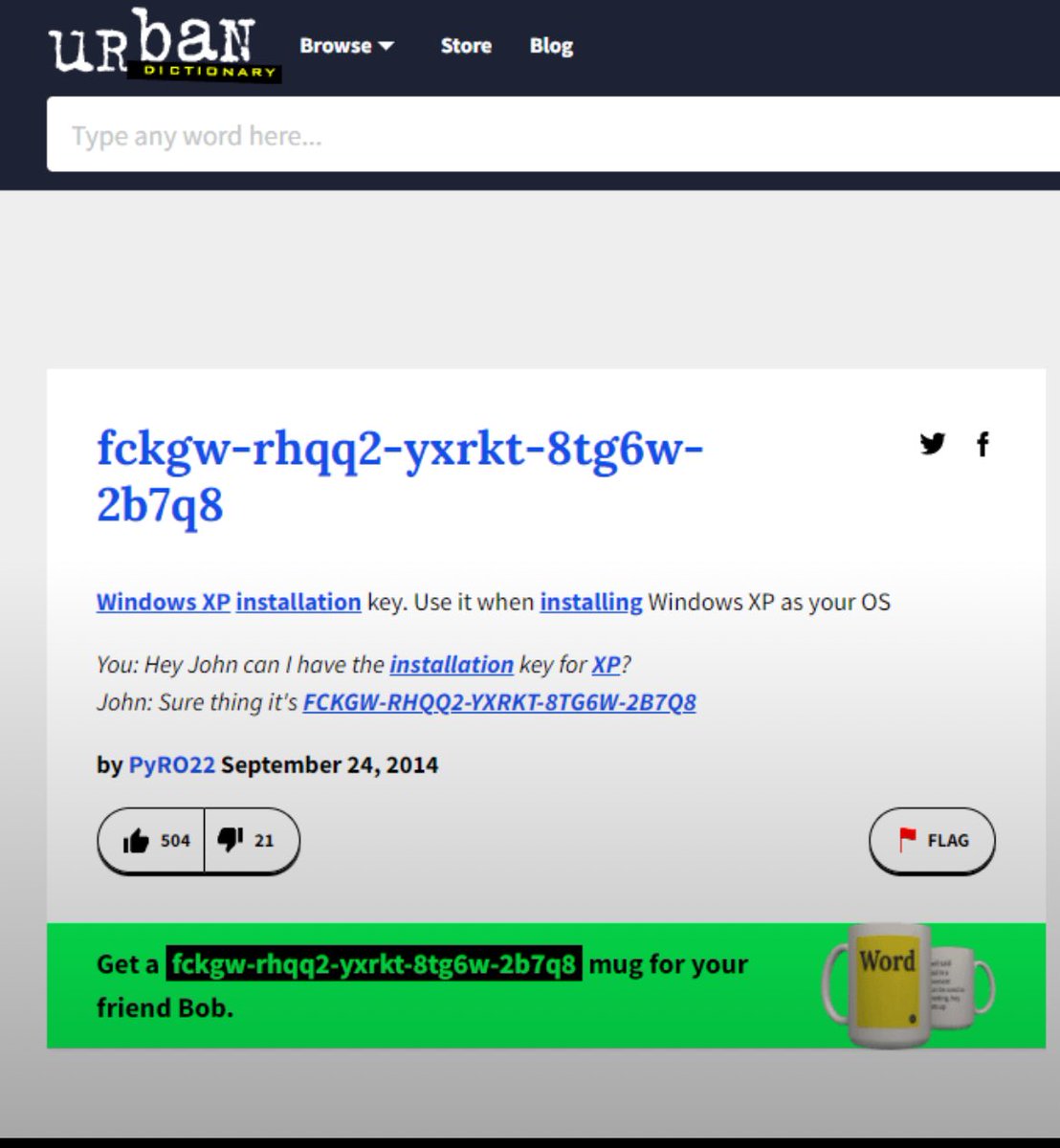 You can get Windows product keys in Urban Dictionary.