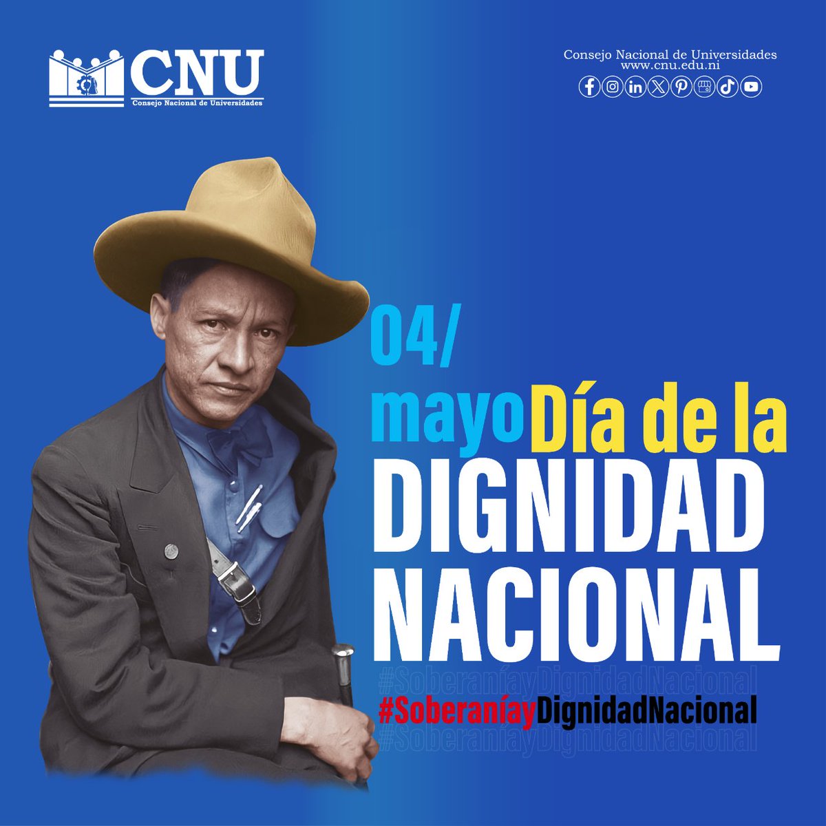 #SoberaníayDignidadNacional || 🇳🇮🕊️✌️  El 4 de mayo de 1927 marcó un hito en la historia nacional desencadenando un proceso irreversible a través del cual, Nicaragua alcanzaría una verdadera y real independencia, autodeterminación y soberanía nacional.  #CNU #Nicaragua