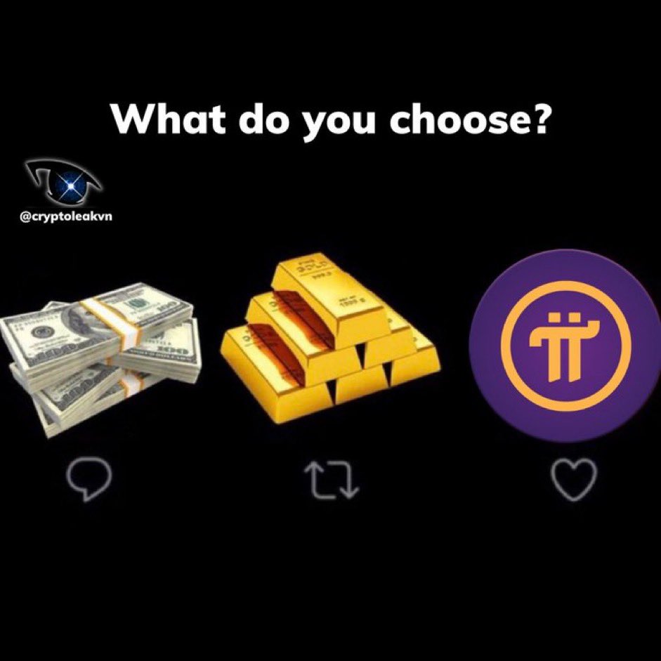 🤔 What do you choose?  
A. Pi Network 🚀
B. Gold 🪙
C. Cash 💵
 #PiPayment #PiKYC #Pioneers #Picoins #Picommunity #Pimining #PiCoreTeam #pi #pinetwork #piopenmainnet #Pimainnet #PiNetwork #Gold #Cash #CryptoChoices 💼