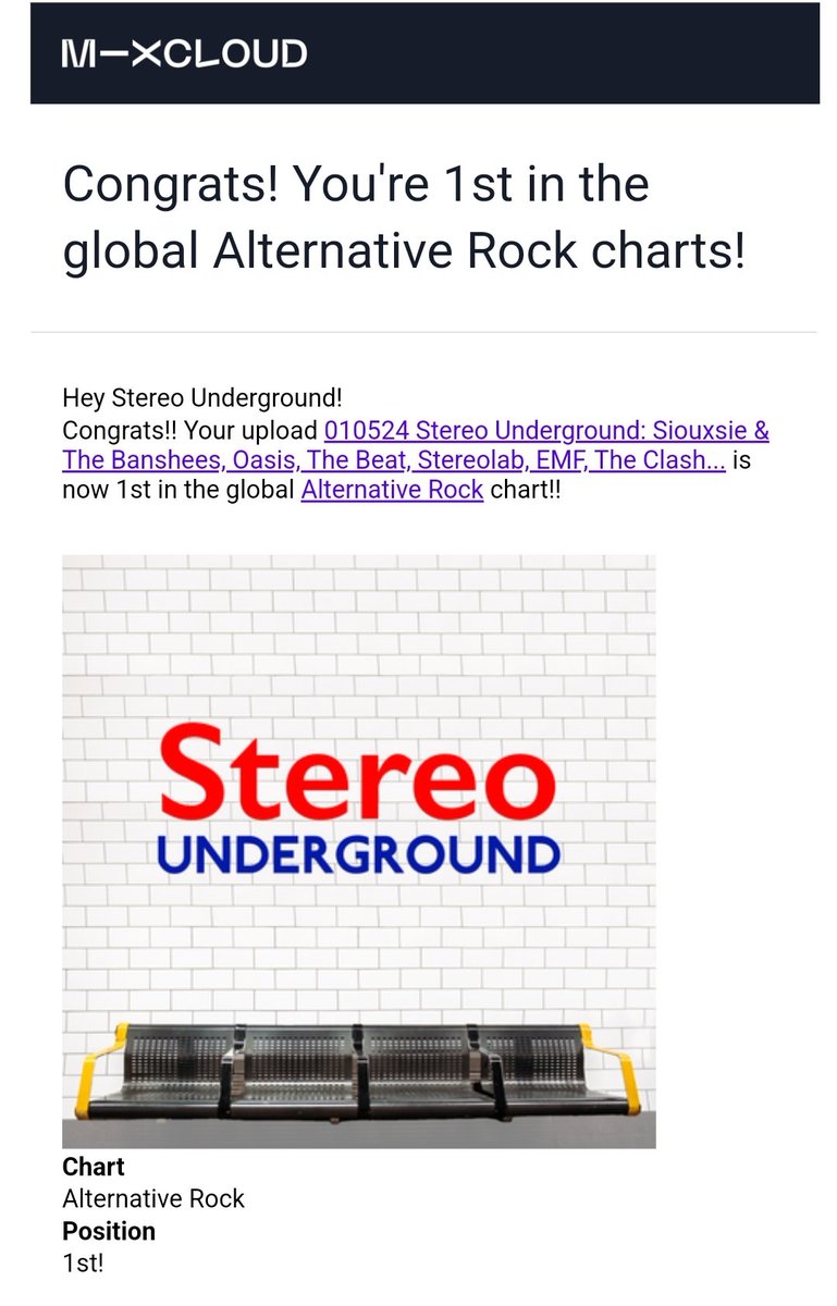 Continuing to break global records. Spread the word that #stereounderground is now available on @mixcloud with special bonus episodes if you subscribe. 🎶 📻 🔊