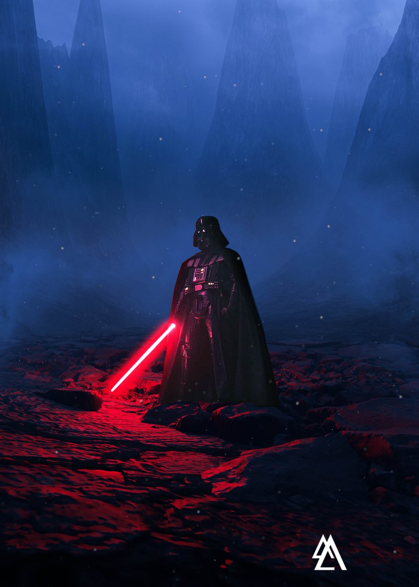 Darth Vader | Day 1089 . . . #StarWars #StarWarsDay #starwarsart #DigitalArtist #digitalart #conceptart #Photoshop #xppen #b3d #3dart