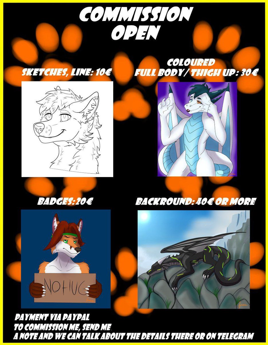 Hello!
 I accept a drawing order. 
telegram: t.me/WolfLycaon

#furry #furryart #furryartwork #Commission