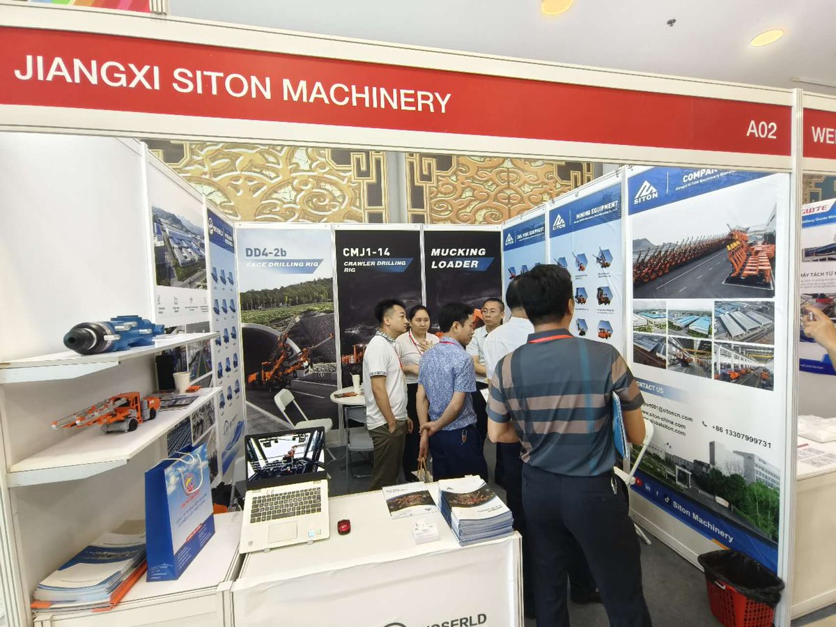 ✨ Siton successfully participated in the international exhibition Mining & Construction Vietnam 2024, held in Hanoi from April 24 to 26. 🎉 🎊 
#MiningVietnam2024 #MiningIndustry #exhibition #Innovation #BusinessOpportunities #Siton #underground #mining
globalsiton.com/Company-news/s…