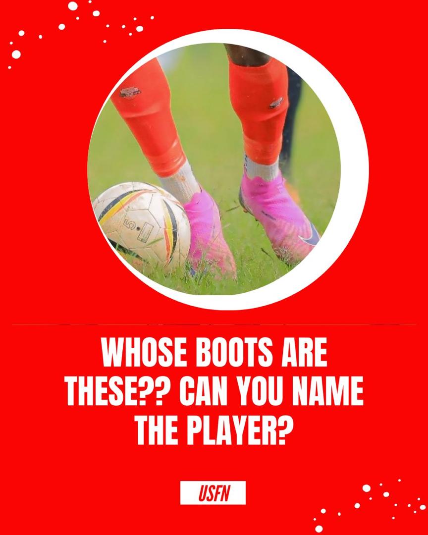 Guess the player by his playing boots

📸Courtesy
#USFN | #ForTheFans