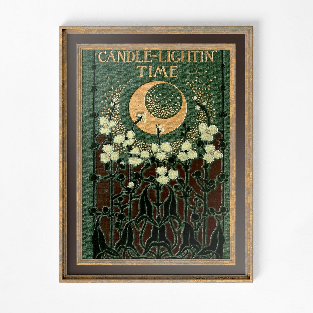 Vintage Book Cover Print - Art Nouveau Poster Floral Print Bohemian Print Large Artwork by DesignBohemian etsy.com/listing/131767… #interiordecor #interiorinspo #interioraesthetic #gallerywall #hippiedecor #etsyseller #roominspo