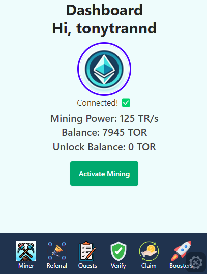 CarsLife2k's tweet photo. 💰 You can now mine real dollars in the #Tonoreum app.

🔗Airdrop Link: https://t.co/fsxz8O3HuE

⏰You only need to activate mining once a day.

⭐️You can immediately sell it on the stock exchange or hold it 👀

🥇Get +75 Tor Power for each referral! https://t.co/ujLXVVv0iq