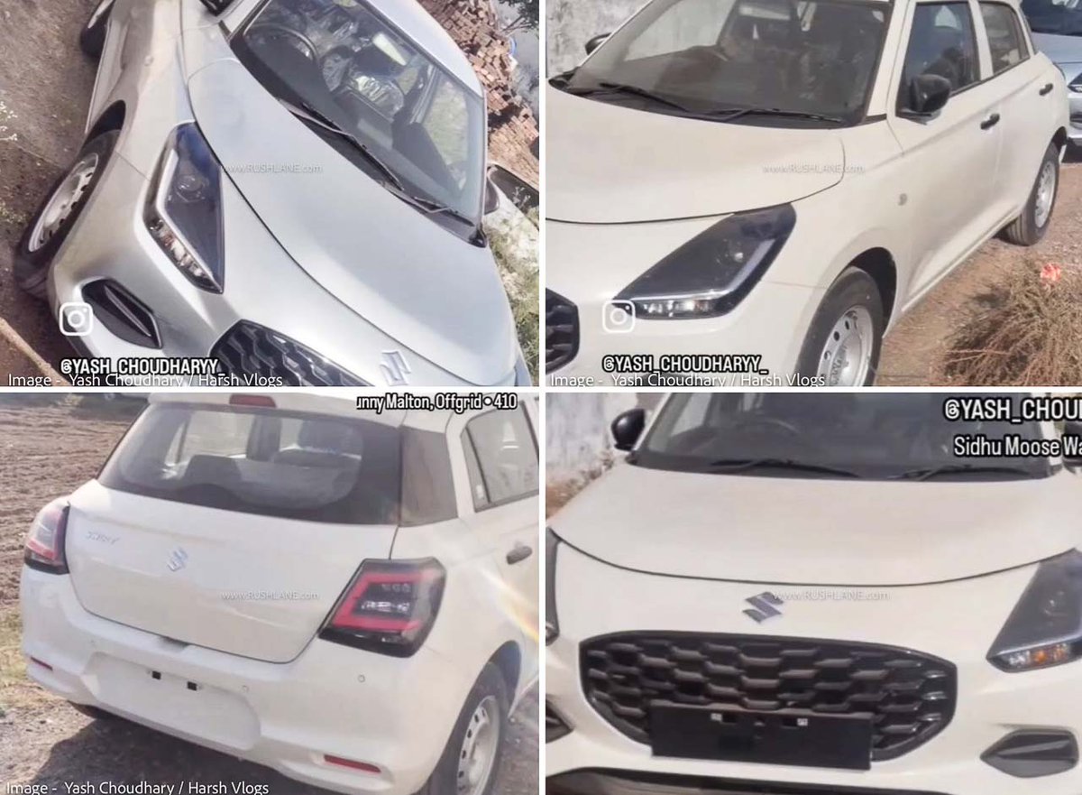 2024 Maruti Swift Base Variant – LXI With Steel Wheels Spied Undisguised dlvr.it/T6PTw0