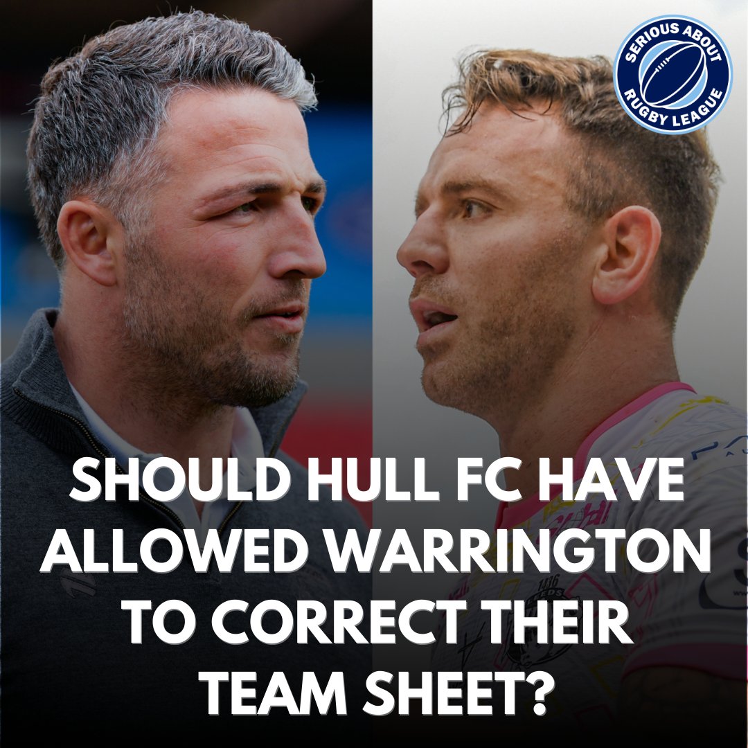 Should Hull FC have let Warrington change the team sheet? 🤔 Incident explained: seriousaboutrl.com/pundit-claims-…