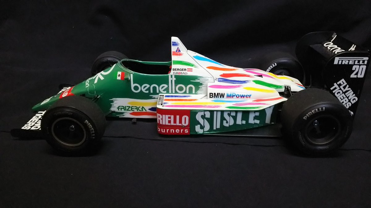 #Under1999sF1コンペ
1/12 フルスクラッチ
Benetton B186