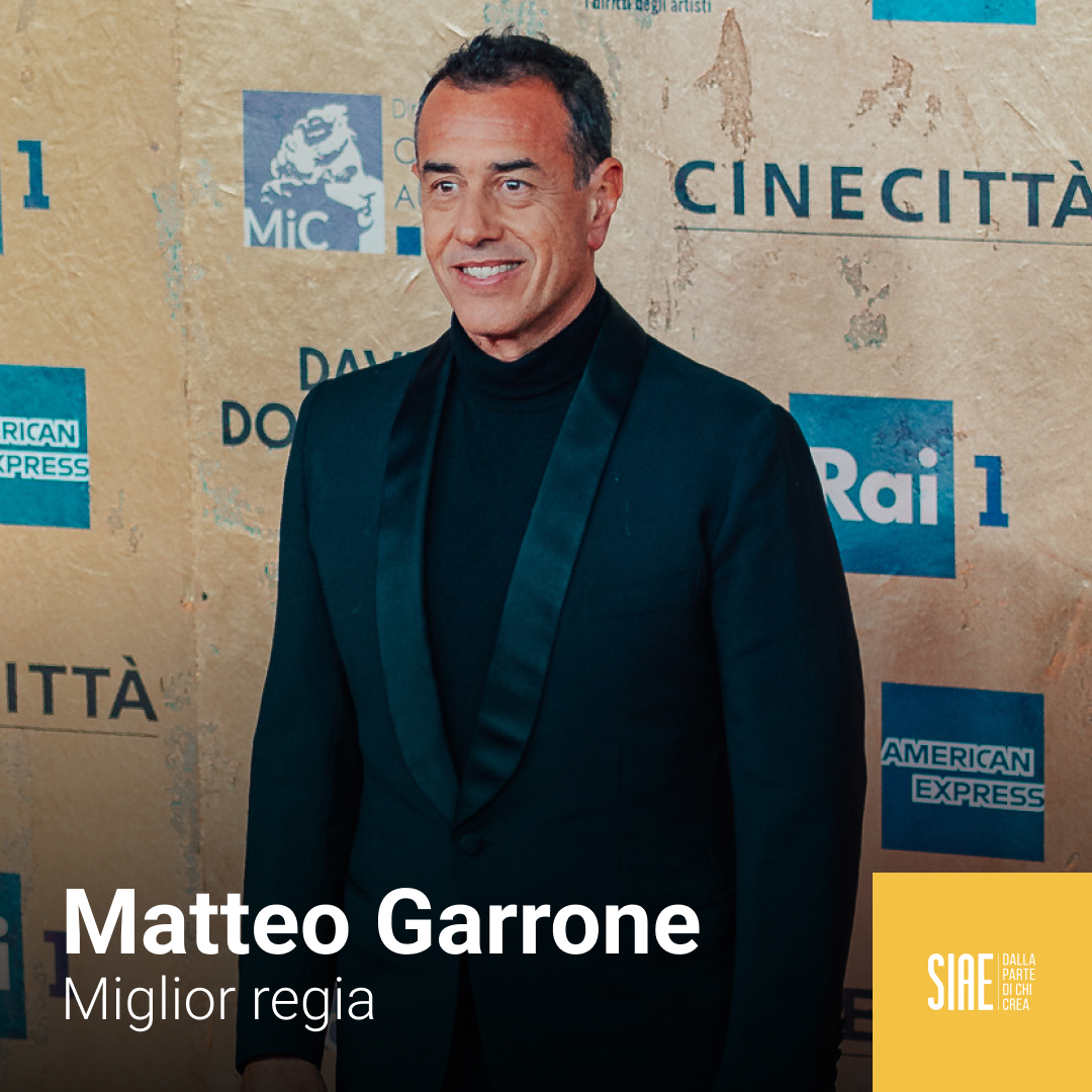 Ai @PremiDavid la miglior regia è di Matteo #Garrone per #IoCapitano #david69 #siae #dallapartedichicrea