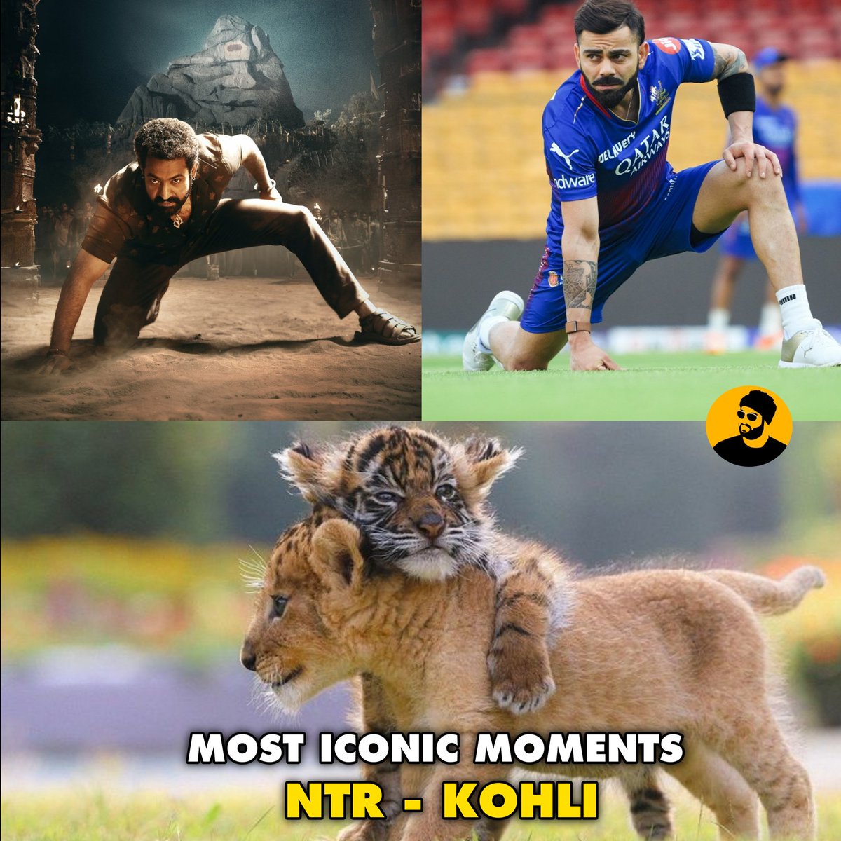 𝐌𝐮𝐭𝐮𝐚𝐥 𝐌𝐨𝐦𝐞𝐧𝐭 @tarak9999 & @imVkohli 💥❤️‍🔥

#Devara #AllHailTheTiger 
#ViratKohli𓃵 #KingKohli