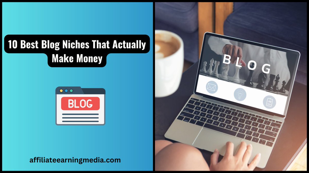 10 Best Blog Niches That Actually Make Money
Read Full Article: affiliateearningmedia.com/10-best-blog-n…
#BlogNiches #BlogMoneyMakers #BlogMonetization #BloggingTips #NicheBlogging #Bloggers #BloggingIncome #MakeMoneyBlogging #ProfitableBlogs #BloggingSuccess #BloggingIdeas