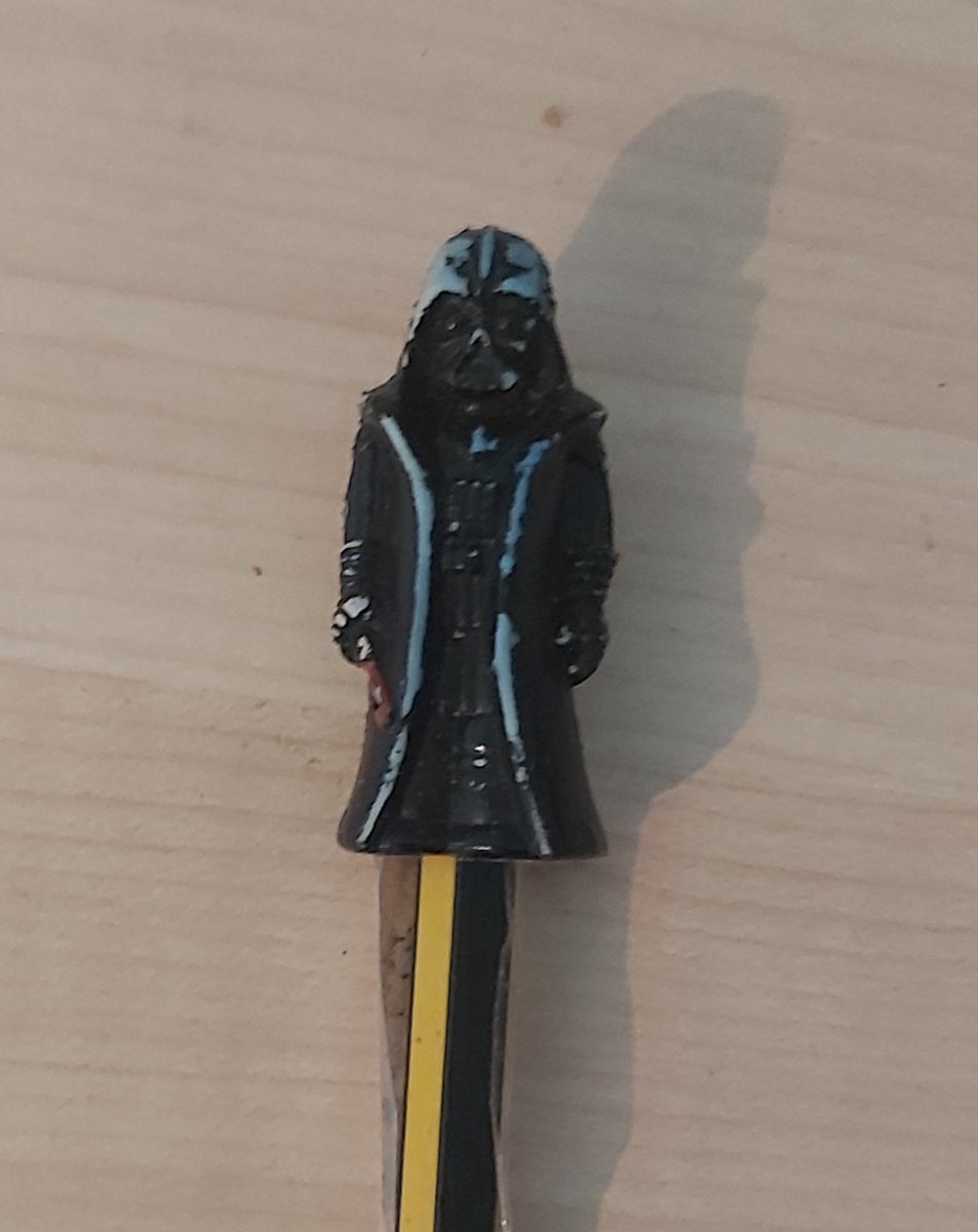 The Force is strong with this vintage pencil topper... #MayThe4th