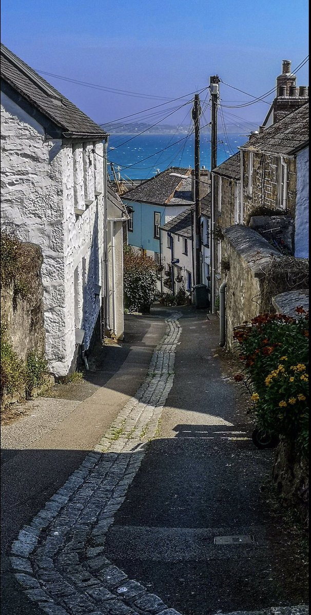 Picturesque Newlyn with its diverse cobbled streets leading to the harbour..