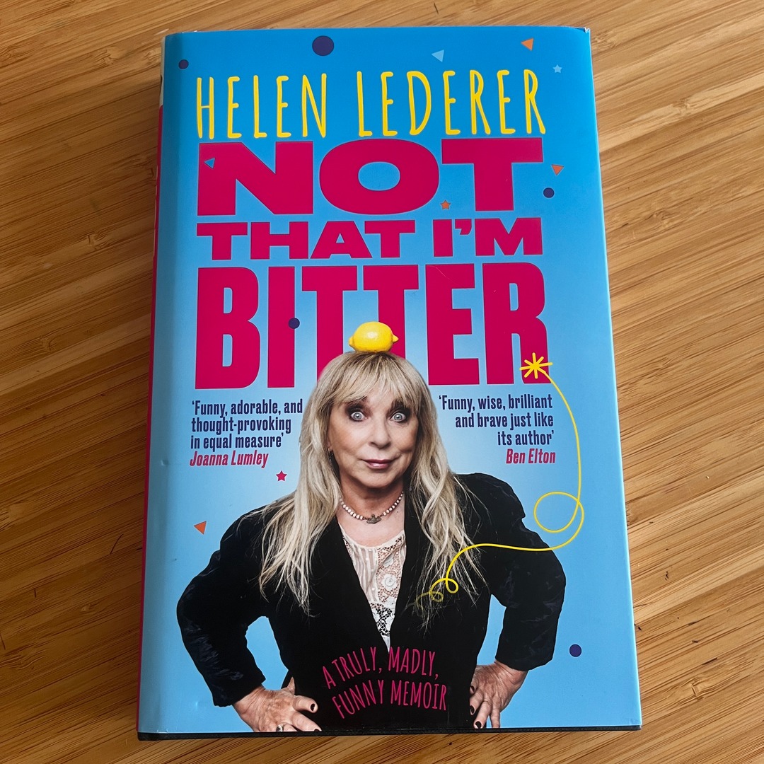 HOORAY! @Helenlederer new book is an F-ing hilarious delight. Very very funny and nostalgic race through the 1980s comedy scene too, and SO interesting to note how few female comedians there used to be. Read this book everyone - it's VERY funny!